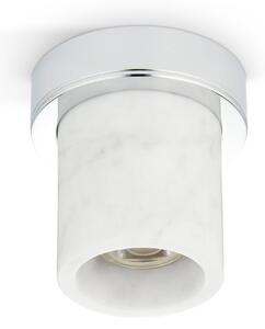 DESIGN BY US Plafoniera soffitto Miss Marble, dimmerabile, Bianco / Opale, Bagno, Pietra, Design, Plafoniera