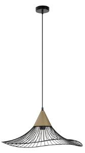 Lampada a sospensione COREP, Lizzie, dimmerabile, Nero, Soggiorno, Metallo