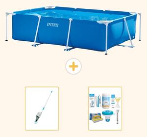 Piscina fuori terra rettangolare - 300x200x75 cm - in 3 parti - modello S22351