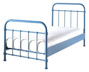 Letto per bambini in metallo blu , 90 x 200 cm New York - Vipack