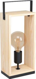 Eglo 43415 FAMBOROUGH E27 Lampada da tavolo 165x100mm Nero Naturale