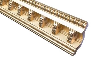 Modanature per soffitti Marbet B-22 oro in polistirene EPS - modanature a stucco a motivi tradizionali - (confezione economica da 24 metri) profili in polistirene a stucco modanature decorative