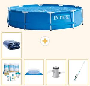 Piscina autoportante rettangolare - 305x76 cm - 6 pezzi - Modello S20423