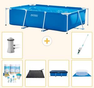 Piscina fuori terra rettangolare - 300x200x75 cm - 7 pezzi - Modello S21121
