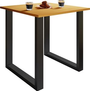 Tavolo da pranzo in legno Premium | H. 76 x W. 80 x D. 50 cm | Tavolo da cucina Tavolo da pranzo Xona U