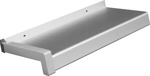 Davanzale in alluminio argento EV1 195 mm Sporgenza MF 4 Chiusura scorrevole 900 mm