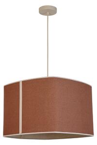 Lampada a sospensione MARKET SET, Dolce, dimmerabile, Marrone / Ruggine, Sala da pranzo, Tessuto / Tessile, Design