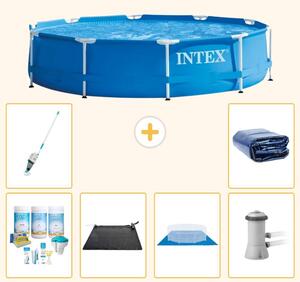 Piscina autoportante rettangolare - 366x76 cm - 7 pezzi - Modello S20439