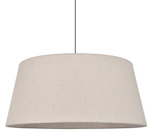 Lampada a sospensione COREP, Tambour, dimmerabile, Beige, Soggiorno, Tessuto / Tessile