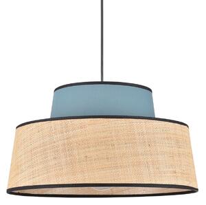 Lampada a sospensione COREP, Mallorca, dimmerabile, Beige, Soggiorno, Tessuto / Tessile