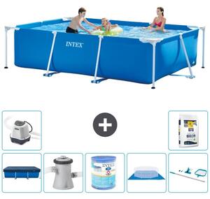 Piscina fuori terra rettangolare - 300x200x75 cm - 8 pezzi - Modello S40175