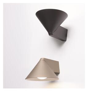 LUMINELLE APPLIQUE CONO ALLUMINIO ANTRACITE, BIANCO E SABBIA LAMPADINA ATTACCO GX53 DESIGN MODERNO