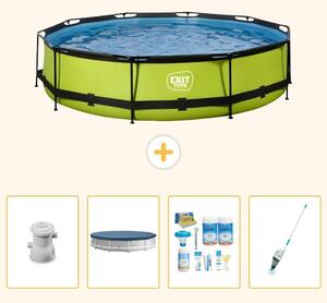 Piscina gonfiabile rettangolare - 360x76 cm - 5 pezzi - Modello SCB19