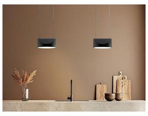 TARP SOSPENSIONE A LED ANTRACITE, BIANCA E SABBIA LUCE CCT 2700K-3000K-4000K 2 MISURE DESIGN MODERNO