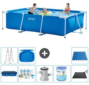 Piscina fuori terra rettangolare - 300x200x75 cm - composta da 9 elementi - modello S40181