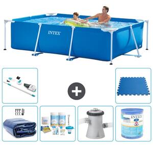 Piscina fuori terra rettangolare - 260x160x65 cm - 7 pezzi - Modello S40133