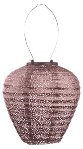 LUMIZ Lanterna solare da esterno - Illuminazione da giardino - Lampade solari - A forma di palloncino - Decorazione da giardino - 20 cm - Colore prugna