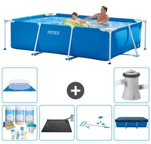 Piscina fuori terra rettangolare - 260x160x65 cm - 7 pezzi - Modello S20022