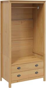 VidaXL Comò con cassetti HILL Marrone miele 84 x 50 x 170 cm