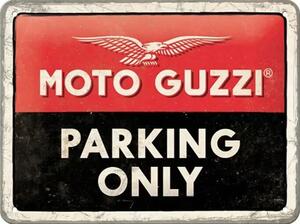 Targa in metallo Moto Guzzi Paking Only