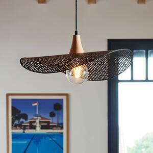 COREP Lampada a sospensione Honu, dimmerabile, Nero, Soggiorno / Sala da pranzo, Metallo, Lampada a sospensione