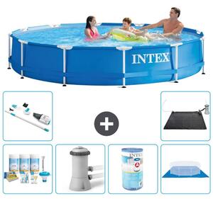 Piscina autoportante rettangolare - 366x76 cm - 7 pezzi - Modello S41599