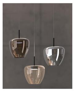 KYLIE SOSPENSIONE SINGOLA D24 CM CON DIFFUSORE DI VETRO IN 3 COLORI LAMPADINA ATTACCO GX53 MODERNA