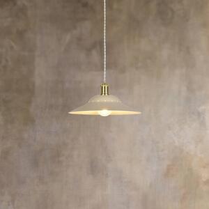 COREP Lampada a sospensione Louise, dimmerabile, Crema / Ambra, Soggiorno / Sala da pranzo, Metallo, Lampada a sospensione