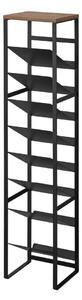 Portabottiglie nero in metallo numero di bottiglie 16 20x88,5x19 cm Tower – YAMAZAKI