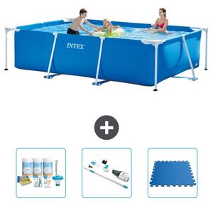 Piscina fuori terra rettangolare - 300x200x75 cm - 4 pezzi - Modello S40217