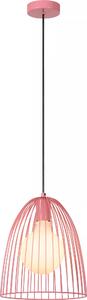 Lampada a sospensione MACARONS, rosa, 1xE27, 40W, metallo, dimensioni: 163x24,5x24,5 cm, IP20, Lucide