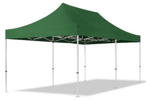 TOOLPORT 3x6m gazebo pieghevole PES, PROFESSIONAL alluminio, verde scuro