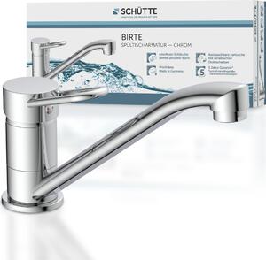 SCHÜTTE miscelatore da cucina Birte, miscelatore da cucina girevole a 360°, miscelatore da cucina cromato