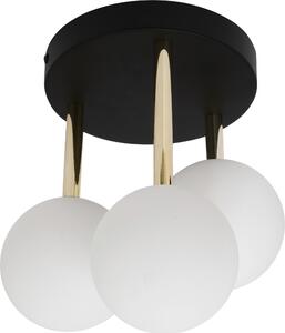 Lampada da soffitto ALI nero-oro-bianco 3xG9x40W in vetro, dimensioni: 30x19,5x19,5 cm, IP20, Zuma Line