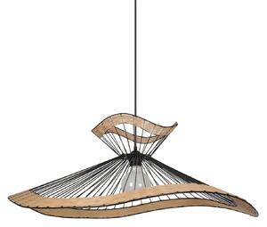 Lampada a sospensione COREP, Mekong, dimmerabile, Nero, Soggiorno, Metallo
