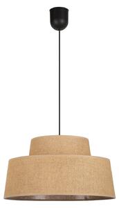 Lampada a sospensione COREP, Mallorca, dimmerabile, Beige, Soggiorno, Carta / Cartone