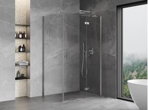 Mexen Mist-H T cabina doccia a battente destra 110 x 80 cm, trasparente, cromo - 8A5T-110-080-01-00-P