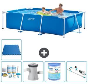 Piscina fuori terra rettangolare - 260x160x65 cm - 6 pezzi - Modello S40134