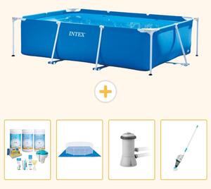 Piscina fuori terra rettangolare - 300x200x75 cm - 5 pezzi - Modello S20839