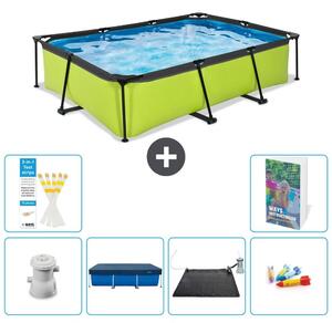Piscina fuori terra rettangolare - 300x200x65 cm - 5 pezzi - Modello S211