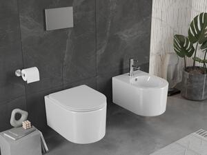 Mexen Sofia tazza wc Rimless con sedile a chiusura rallentata slim, duroplast, bianco lucido - 30540300