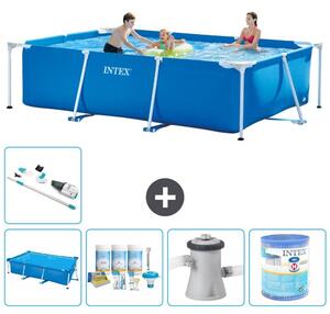 Piscina fuori terra rettangolare - 300x200x75 cm - 6 pezzi - Modello S40162