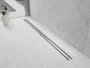 Mexen Flat 360° Slim scarico lineare girevole 130 cm, inox - 1041130