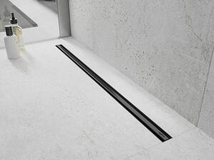 Mexen Flat 360° Slim scarico lineare rotante 130 cm, nero - 1741130