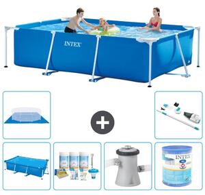 Piscina fuori terra rettangolare - 300x200x75 cm - 7 pezzi - Modello S40226