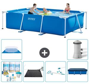 Piscina fuori terra rettangolare - 300x200x75 cm - 7 pezzi - Modello S20042