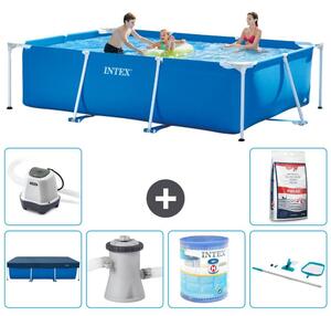 Piscina fuori terra rettangolare - 300x200x75 cm - 7 pezzi - Modello S30171