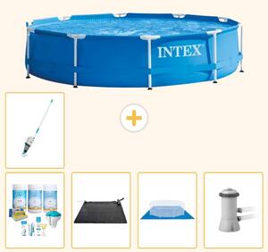 Piscina autoportante rettangolare - 366x76 cm - 6 pezzi - Modello S21005