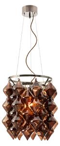 Lampada a sospensione By Rydéns, Gemma, dimmerabile, Marrone / Ruggine, Sala da pranzo, Vetro