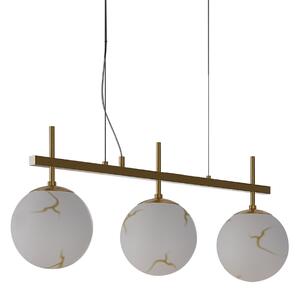 Lampada a sospensione By Rydéns, Bellagio, dimmerabile, Bianco, Sala da pranzo, Vetro